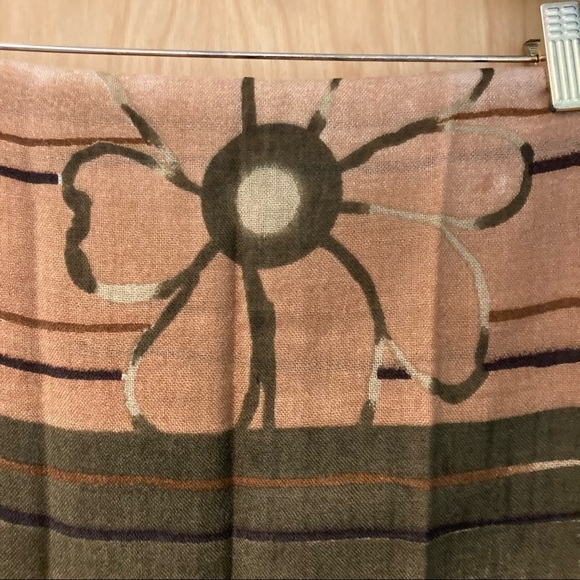 SCARF 100% Pashmina South Western Floral Bohemian - Picture 4 of 5